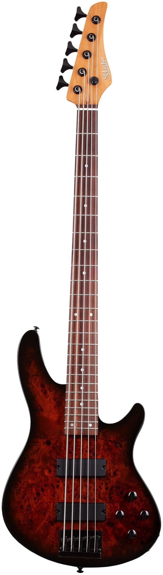 Бас-гитара SCHECTER C-5 STANDARD TOBACCO BURL TB