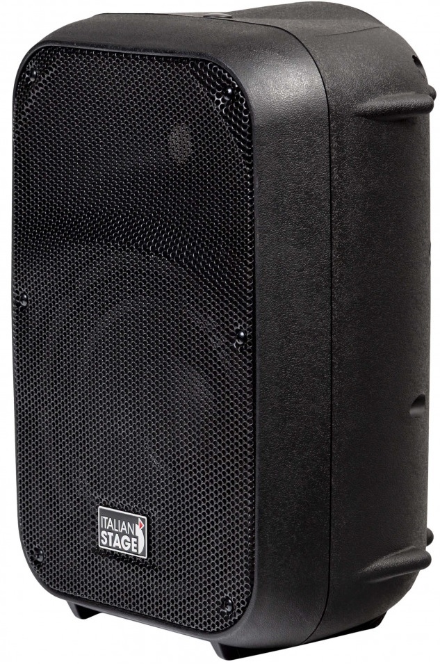 Активная акустическая система ITALIAN STAGE [SPX08A] 2-х полосная, НЧ динамик 8", ВЧ динамик 1", мощность пик./ном. 300/150 Вт, АЧХ 60-20000 Гц, макс. SPL 123 дБ, XLR/TRS микр. вход, XLR/TRS/2xRCA лин. вход, 1/4" TRS лин. выход, 2-х полосный EQ