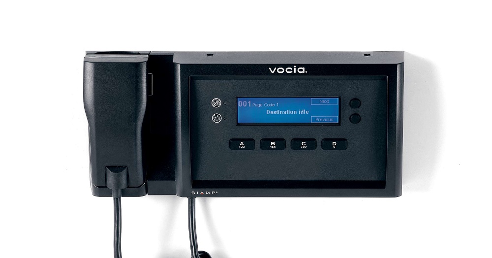 Аудиопроцессор со встроенным микрофоном Biamp VOCIAEWS-4