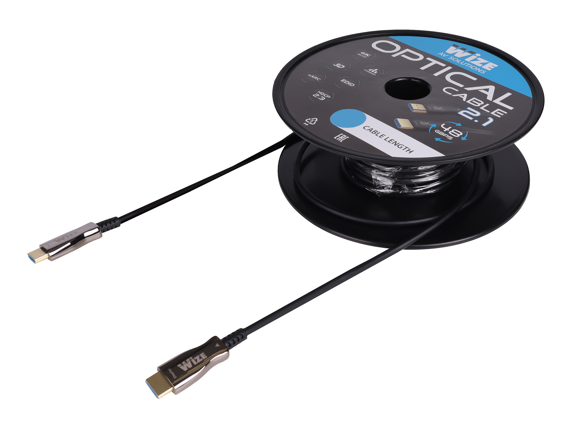 Кабель HDMI Wize AOC-8K-HM-HM-80M