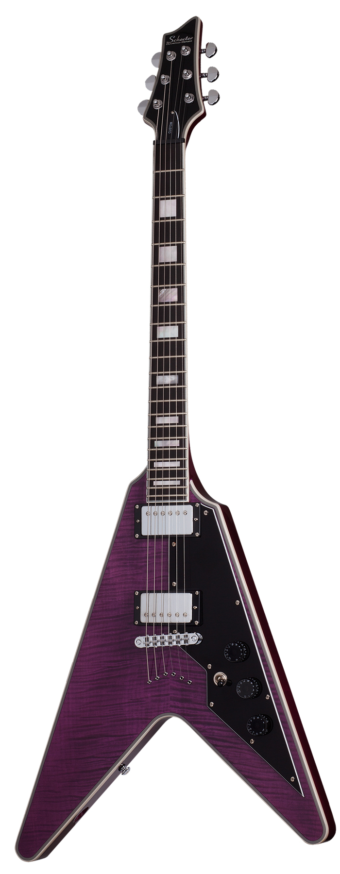 Электрогитара SCHECTER V-1 CUSTOM TPUR
